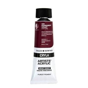 Daler Rowney Cryla Artist 430 Permanent Violet Seri C 75ml Akrilik Boya