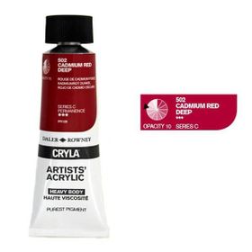 Daler Rowney Cryla Artist 502 Cadmium Red Deep Seri C 75ml Akrilik Boya