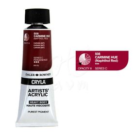 Daler Rowney Cryla Artist 508 Carmine Hue Seri C 75ml Akrilik Boya