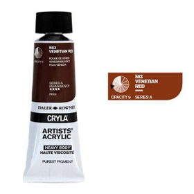 Daler Rowney Cryla Artist 583 Venetian Red Seri A 75ml Akrilik Boya
