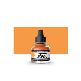 Daler Rowney Flame Orange 687 Fw Acrylic Artist Ink 29.5 ml Cam Şişe