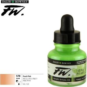 Daler Rowney Flesh Tint 578 Fw Acrylic Artist Ink 29.5 ml Cam Şişe