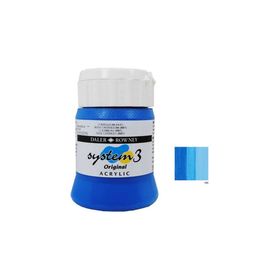 Daler Rowney Fluorescent Blue 100 500 ml System 3 Akrilik Boya