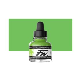 Daler Rowney Fluorescent Green 349 Fw Acrylic Artist Ink 29.5 ml Cam Şişe