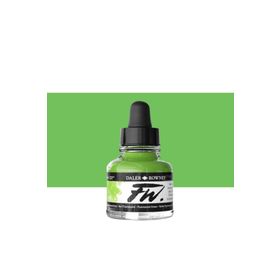 Daler Rowney Fluorescent Green 349 Fw Acrylic Artist Ink 29.5 ml Cam Şişe