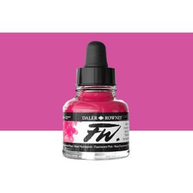 Daler Rowney Fluorescent Pink 538 Fw Acrylic Artist Ink 29.5 ml Cam Şişe