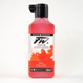 Daler Rowney Fw Ink 180 ml No:567 Scarlet Akrilik Boya