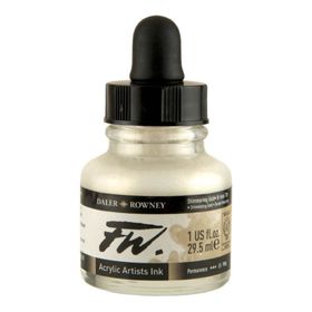 Daler Rowney Fw Ink Shimmering Gold 29.5 ml Likit Akrilik Boya