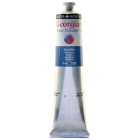Daler Rowney Georgian 200 ml 129 Sevres Blue Water Mixable Oil Su Bazlı Yağlı Boya