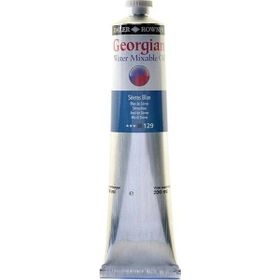 Daler Rowney Georgian 200 ml 129 Sevres Blue Water Mixable Oil Su Bazlı Yağlı Boya