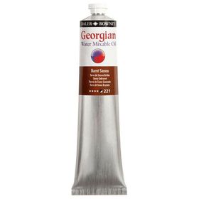 Daler Rowney Georgian 200 ml 221 Burnt Sienna Water Mixable Oil Su Bazlı Yağlı Boya