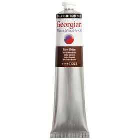 Daler Rowney Georgian 200 ml 223 Burnt Umber Water Mixable Oil Su Bazlı Yağlı Boya