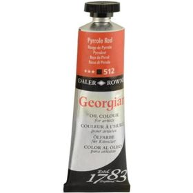 Daler rowney georgian 38 ml no:512 pyrrole red yağlı boya