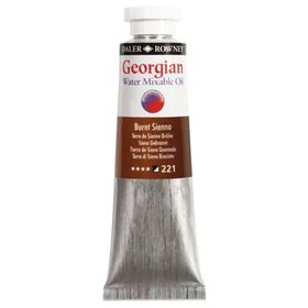 Daler Rowney Georgian Water Mixable Burnt Sienna 37 ml Yağlı Boya