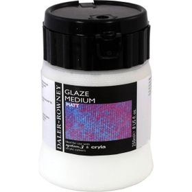 Daler Rowney Glaze Medium Matt 250 ml Boya