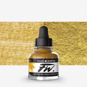 Daler Rowney Gold 701 Fw Acrylic Artist Ink 29.5 ml Cam Şişe