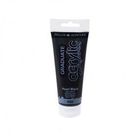 Daler Rowney Graduate 032 Pearl Black 120 ml Akrilik Boya