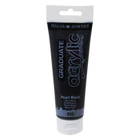 Daler Rowney Graduate 032 Pearl Black 120 ml Akrilik Boya
