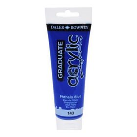 Daler Rowney Graduate 143 Phthalo Blue 120 ML Akrilik Boya