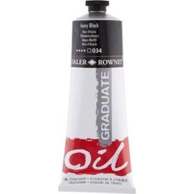 Daler Rowney Graduate 200 ml 034 Ivory Black Yağlı Boya