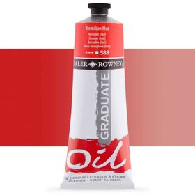 Daler Rowney Graduate 200 ml 588 Vermilion Hue Yağlı Boya