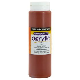 Daler Rowney Graduate 201 Burnt Sienna 500 ml Akrilik Boya