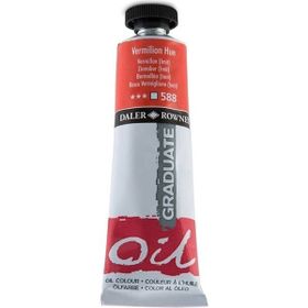 Daler Rowney Graduate 38 ml Vermilion Hue 588 Yağlı Boya