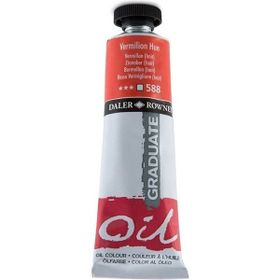 Daler Rowney Graduate 38 ml Vermilion Hue 588 Yağlı Boya