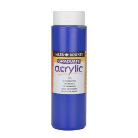 Daler Rowney Graduate 500 ml Ultramarine 123 Akrilik Boya