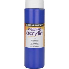Daler Rowney Graduate 500 ml Ultramarine 123 Akrilik Boya