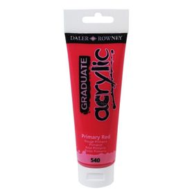 Daler Rowney Graduate 540 Primary Red 120 ML Akrilik Boya