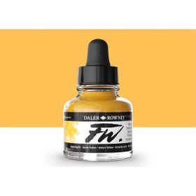 Daler Rowney Indian Yellow 643 Fw Acrylic Artist Ink 29.5 ml Cam Şişe