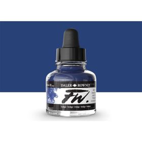 Daler Rowney Indigo 127 Fw Acrylic Artist Ink 29.5 ml Cam Şişe