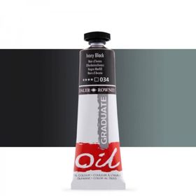 Daler Rowney N:034 Ivory Black 38 ml Georgian Yağlı Boya