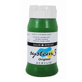 Daler Rowney N:367 500 ml Oxide of Chrome Green System 3 Akrilik Boya