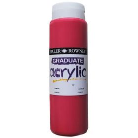 Daler Rowney N:542 Crimson 500 ml Graduate Akrilik Boya