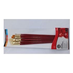 Daler Rowney No:6X Simply Uzun Saplı Doğal 6'lı Fırça Seti