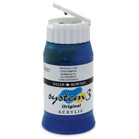 Daler Rowney Process Cyan 120 500 ml System 3 Akrilik Boya