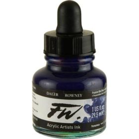 Daler Rowney Prussian Blue 134 Fw Acrylic Artist Ink 29.5 ml Cam Şişe