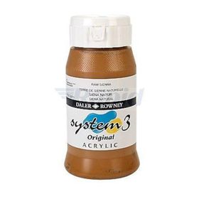 Daler Rowney Raw Sienna 667 500 ml System 3 Akrilik Boya