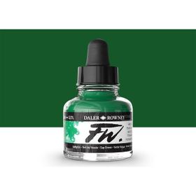 Daler Rowney Sap Green 375 Fw Acrylic Artist Ink 29.5 ml Cam Şişe