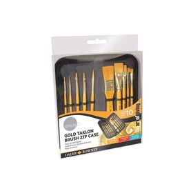 Daler Rowney Simply 10'lu Çantalı Akrilik Boya Fırça Seti