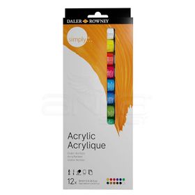 Daler Rowney Simply 12x12 ml Akrilik Boya