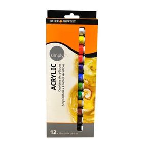 Daler Rowney Simply 12x12 ml Akrilik Boya