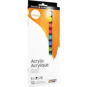 Daler Rowney Simply 12x12 ml Akrilik Boya