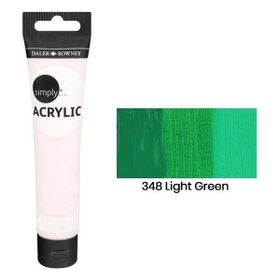 Daler Rowney Simply 348 Light Green 75ml Akrilik Boya