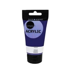 Daler Rowney Simply 450 Violet 75ml Akrilik Boya