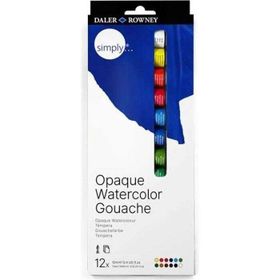 Daler Rowney Simply Opak 12x12 ml Sulu Boya Guaj
