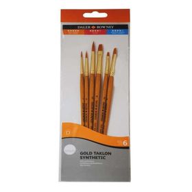 Daler Rowney Simply Taklon 6’lı Fırça Seti