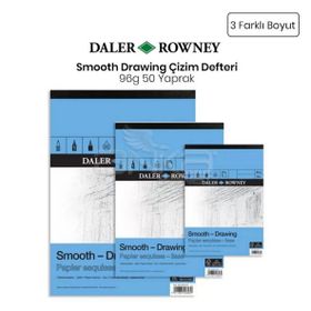 Daler Rowney Smooth Drawing 96 gr 50 Yaprak Çizim Defteri